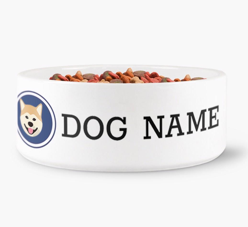 Personalised Dog Bowl for {dogsName}