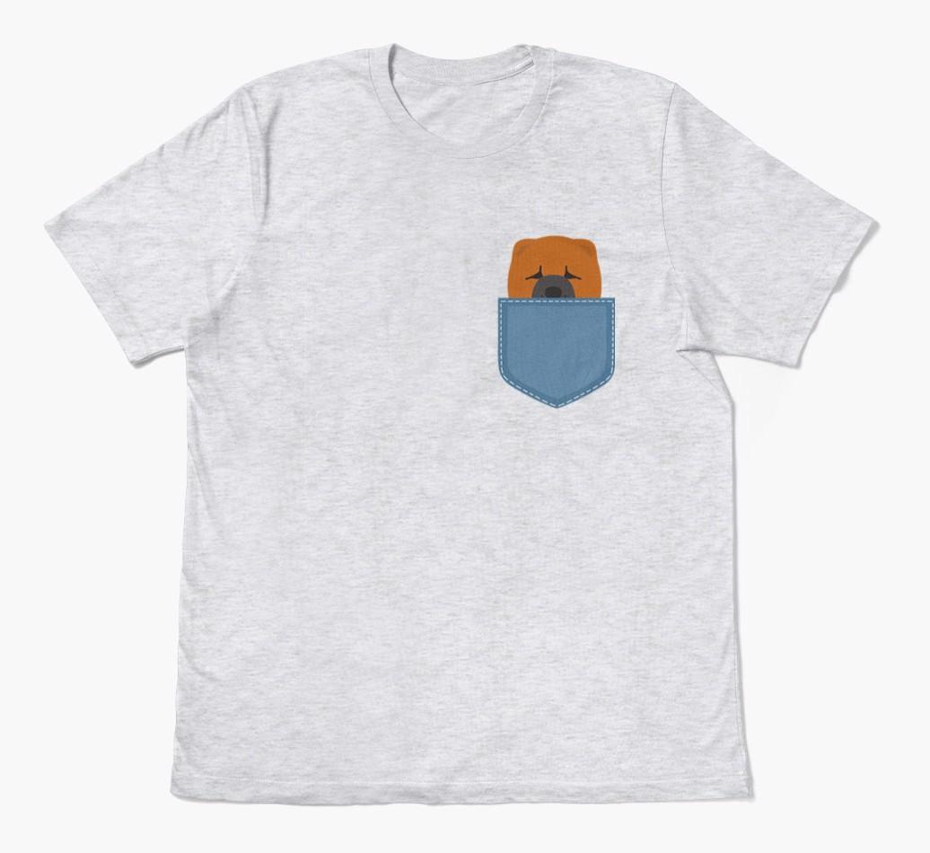 Icon in Pocket: Personalized {breedFullName} T-Shirt