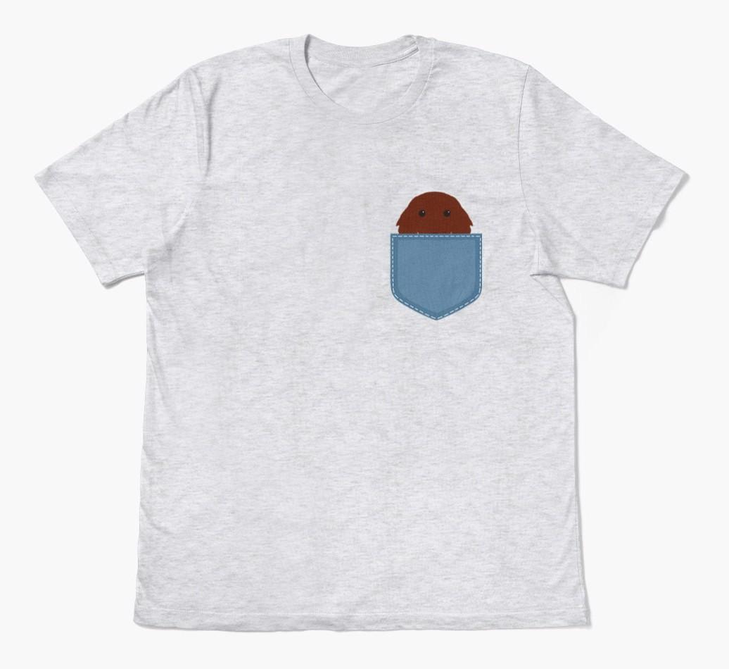 Icon in Pocket: Personalized {breedFullName} T-Shirt