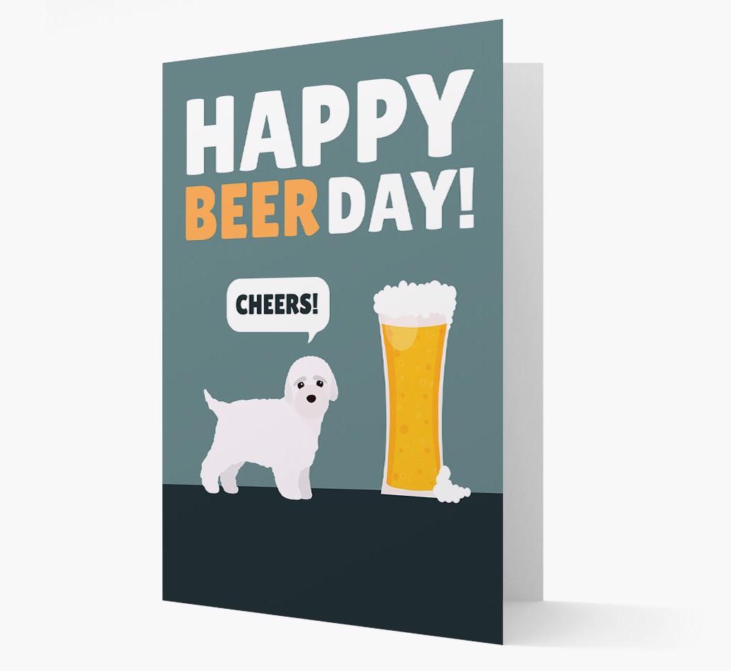 'Happy Beer Day' Card with {breedFullName} Icon