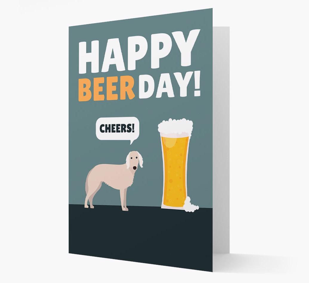 'Happy Beer Day' Card with {breedFullName} Icon
