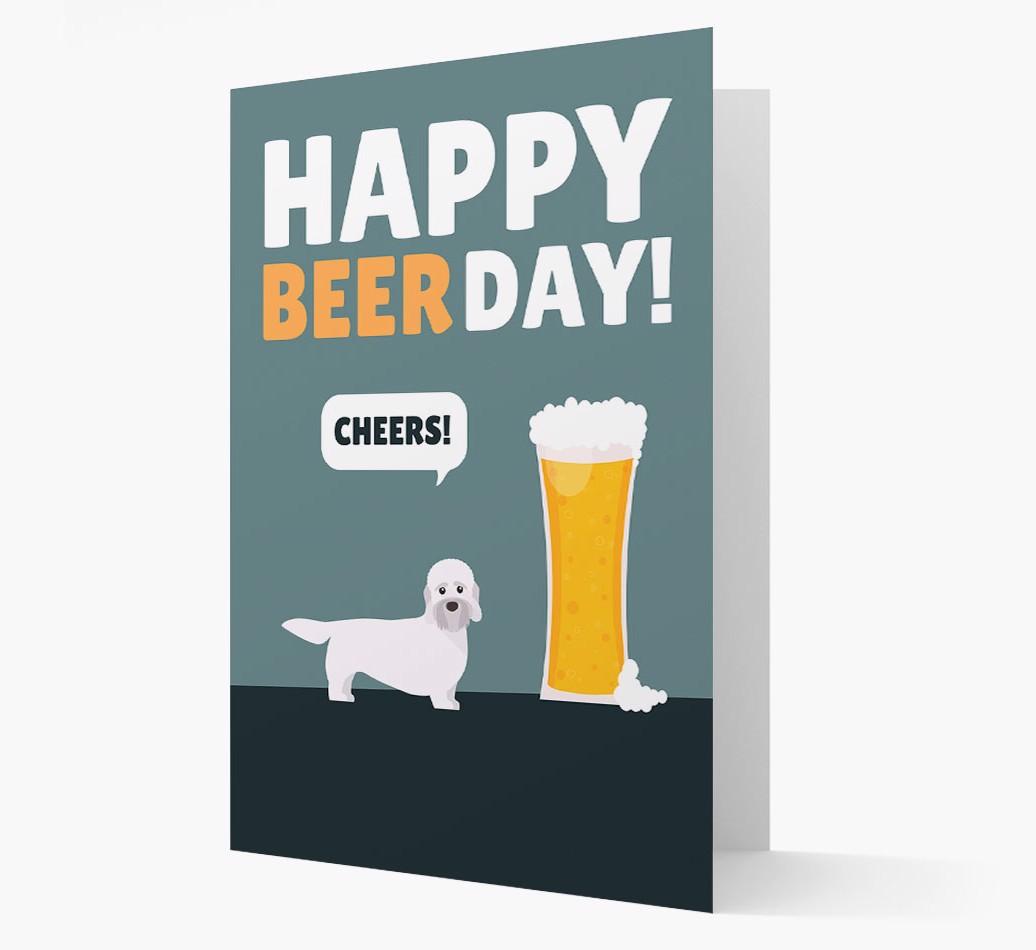 'Happy Beer Day' Card with {breedFullName} Icon