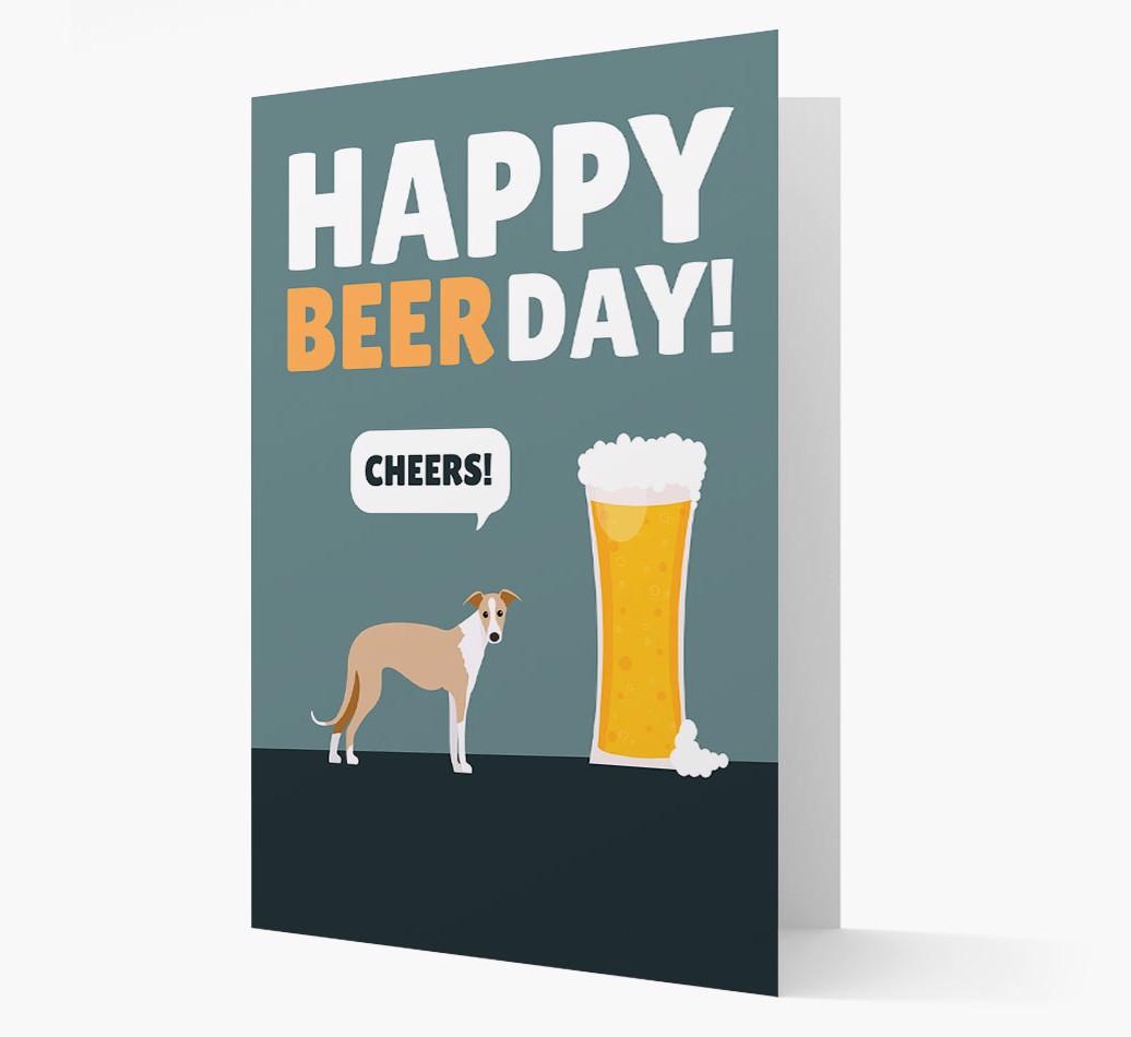 'Happy Beer Day' Card with {breedFullName} Icon