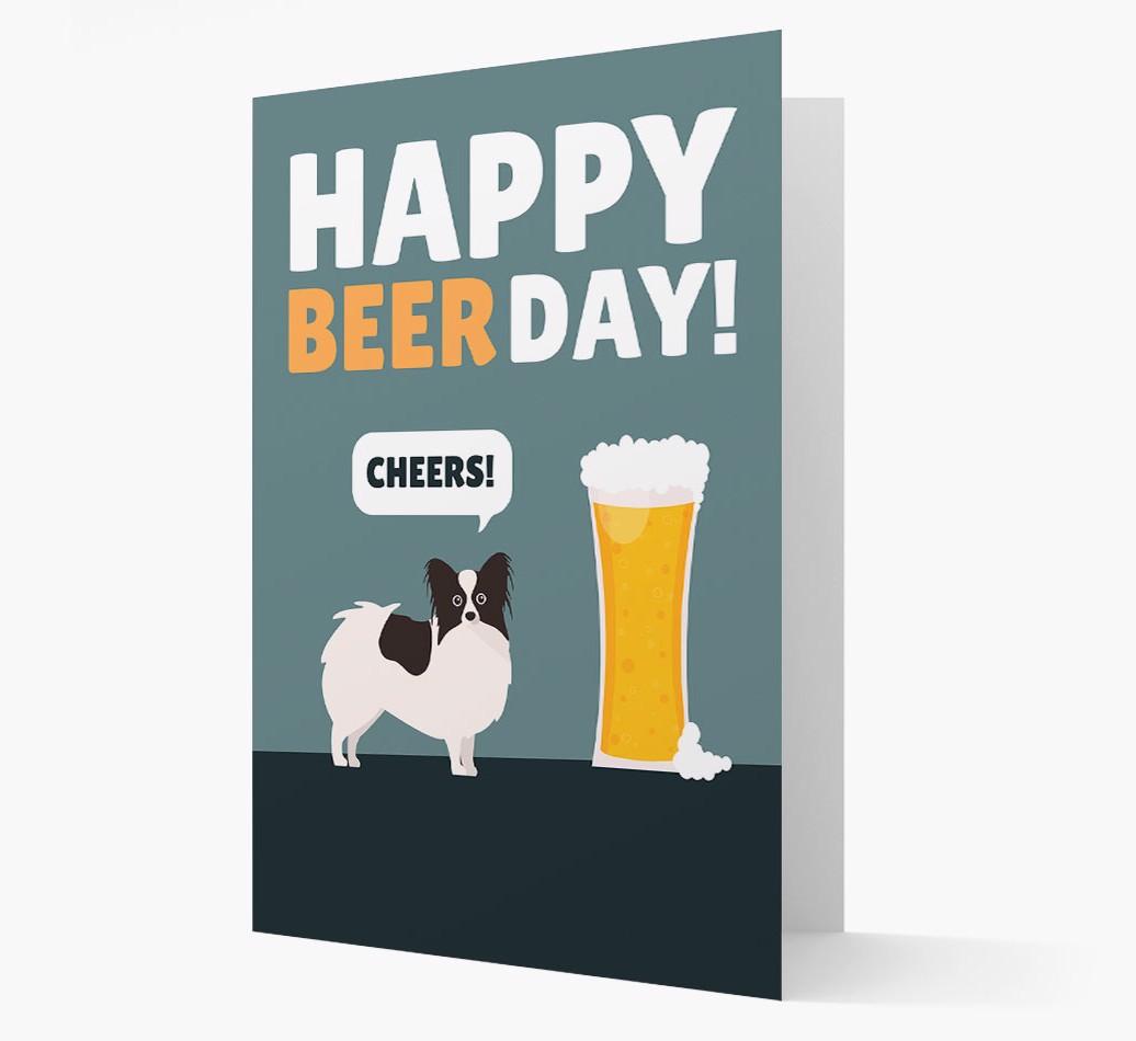 'Happy Beer Day' Card with {breedFullName} Icon