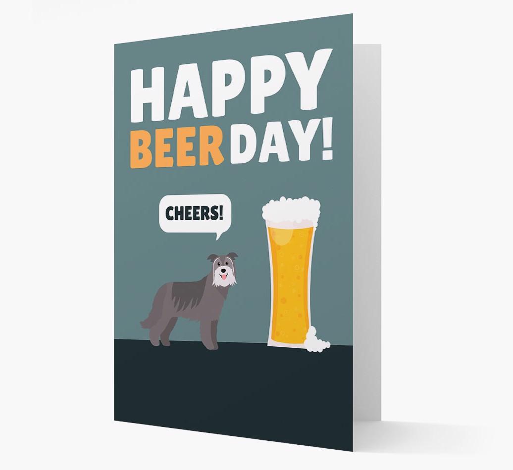 'Happy Beer Day' Card with {breedFullName} Icon