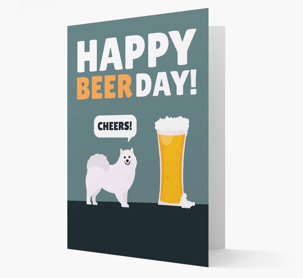 'Happy Beer Day' Card with {breedFullName} Icon