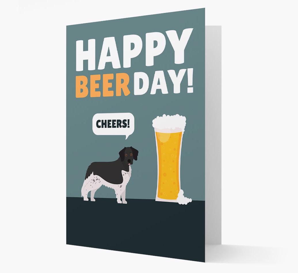 'Happy Beer Day' Card with {breedFullName} Icon