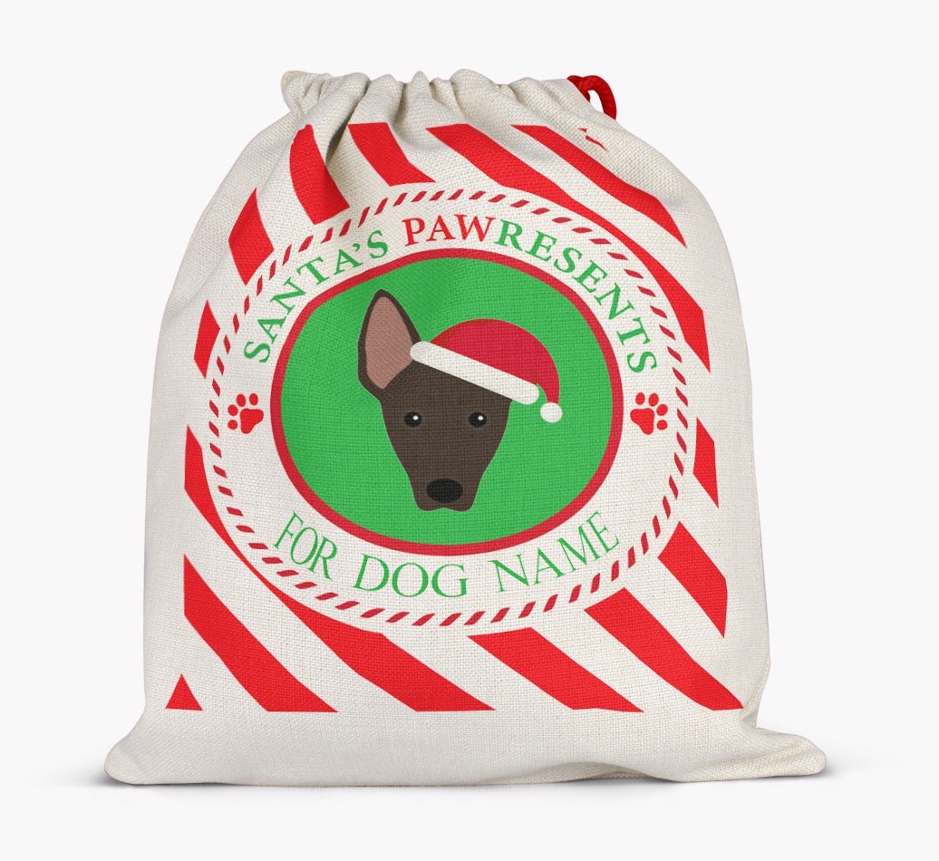 Santa Sack 'Pawresents' - Personalised for Your {breedFullName}