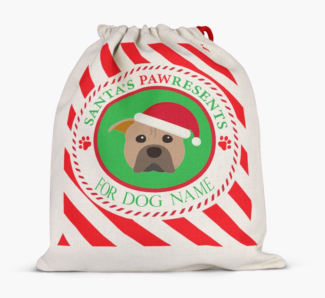 Santa Sack 'Pawresents' - Personalised for Your {breedFullName}