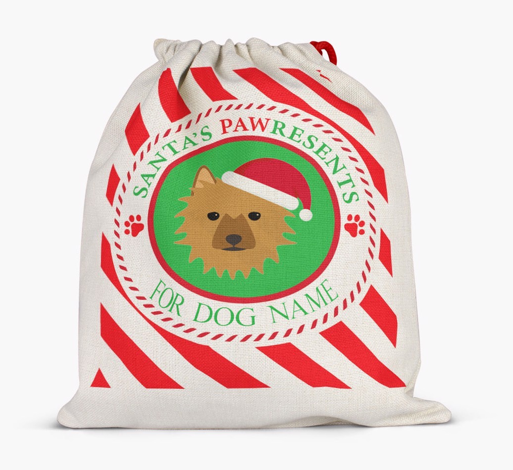 Santa Sack 'Pawresents' - Personalized for Your {breedFullName}