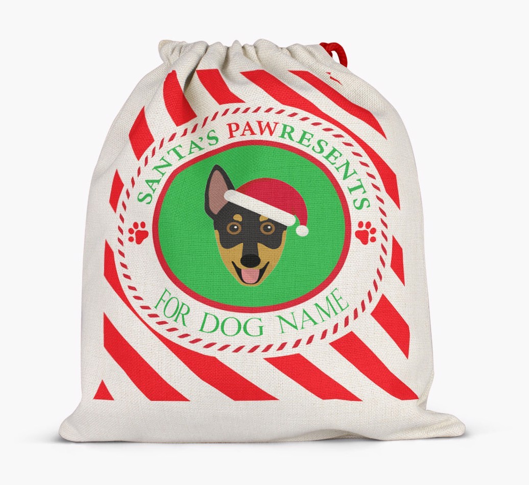 Santa Sack 'Pawresents' - Personalized for Your {breedFullName}