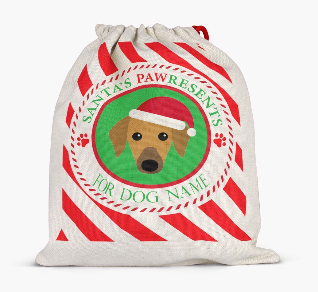 Santa Sack 'Pawresents' - Personalised for Your {breedFullName}