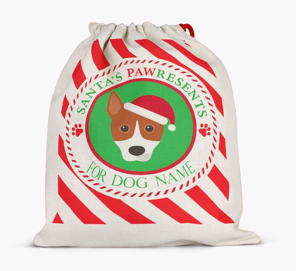 Santa Sack 'Pawresents' - Personalized for Your {breedFullName}