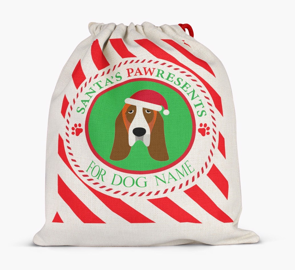 Santa Sack 'Pawresents' - Personalised for Your {breedFullName}