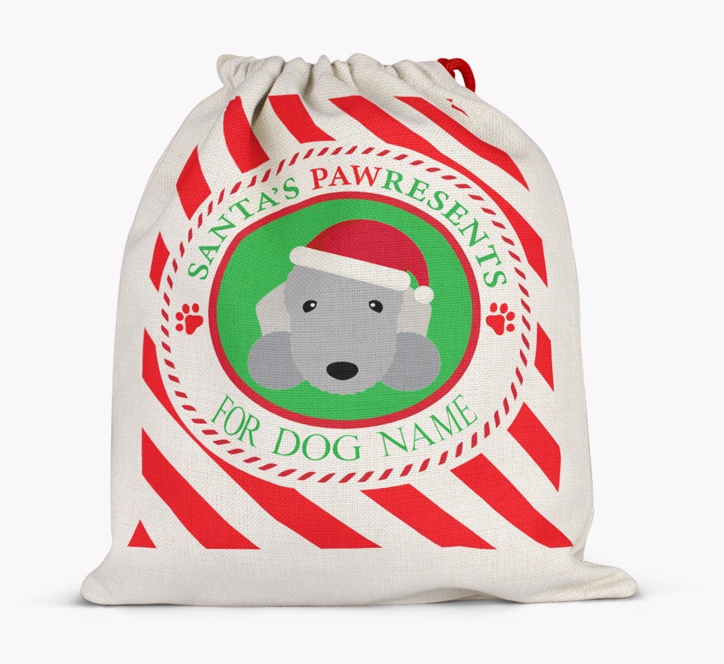 Santa Sack 'Pawresents' - Personalized for Your {breedFullName}