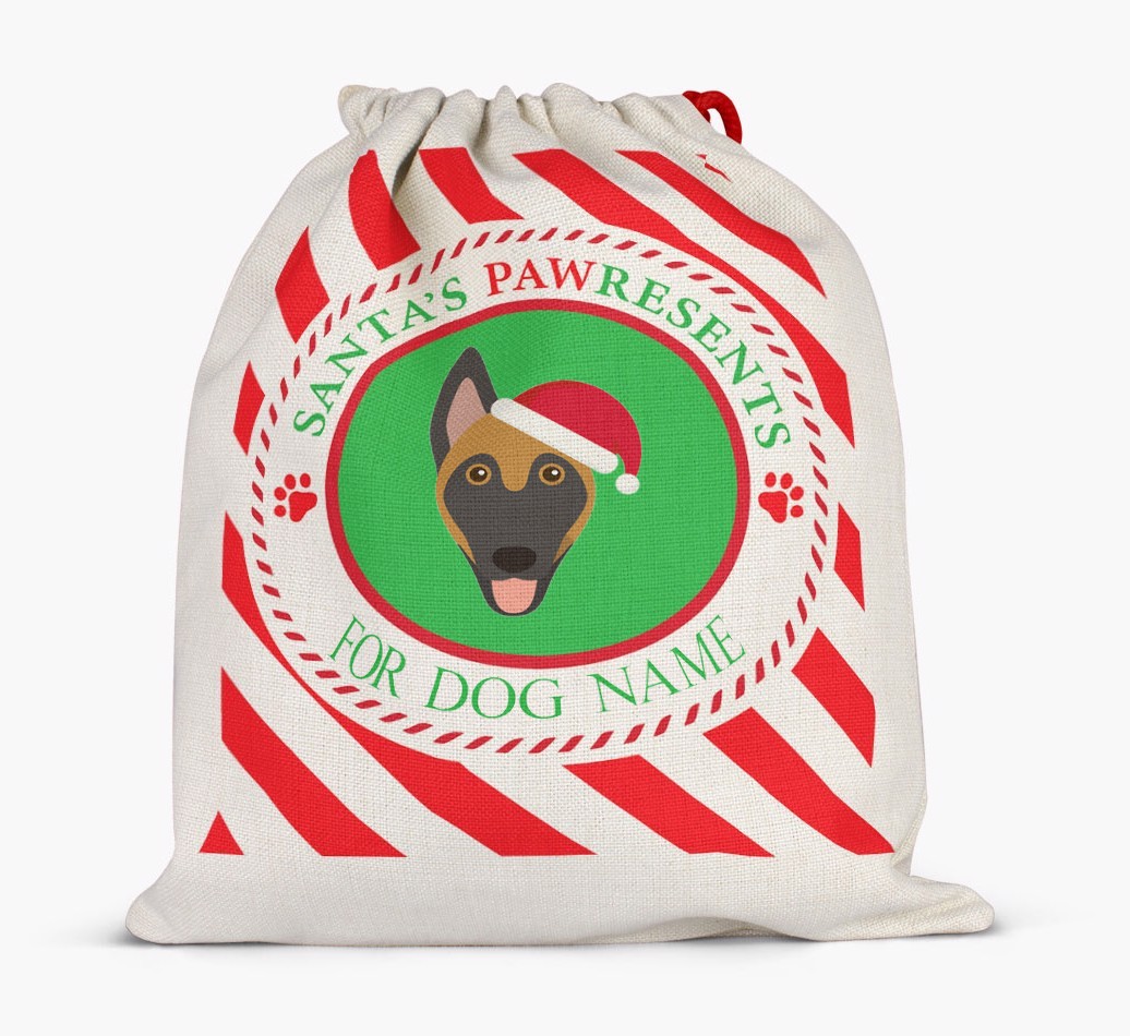 Santa Sack 'Pawresents' - Personalized for Your {breedFullName}