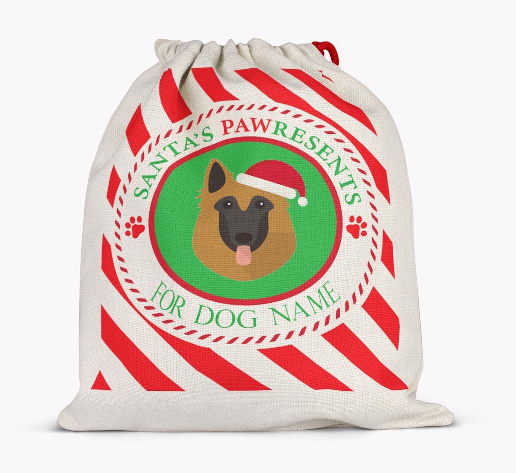 Santa Sack 'Pawresents' - Personalised for Your {breedFullName}