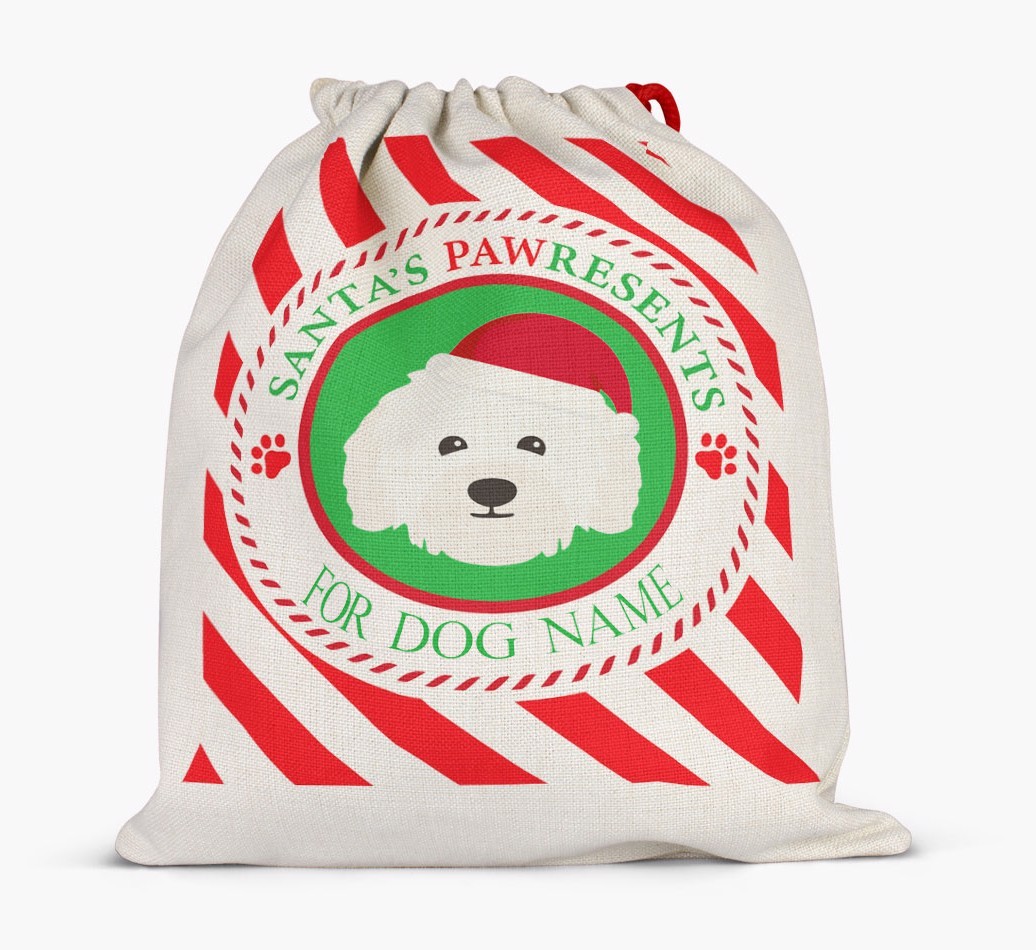 Santa Sack 'Pawresents' - Personalised for Your {breedFullName}