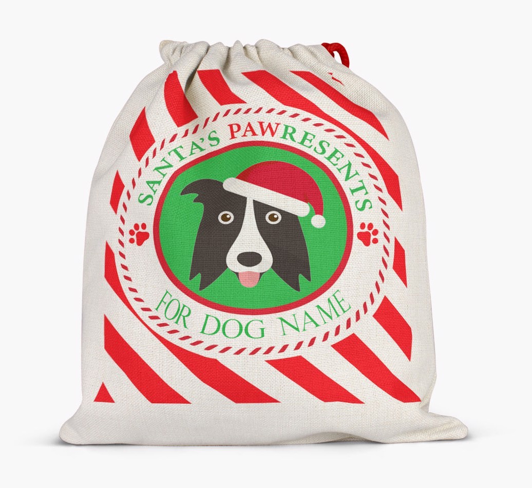 Santa Sack 'Pawresents' - Personalized for Your {breedFullName}