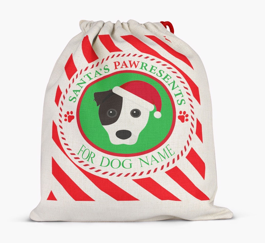 Santa Sack 'Pawresents' - Personalized for Your {breedFullName}