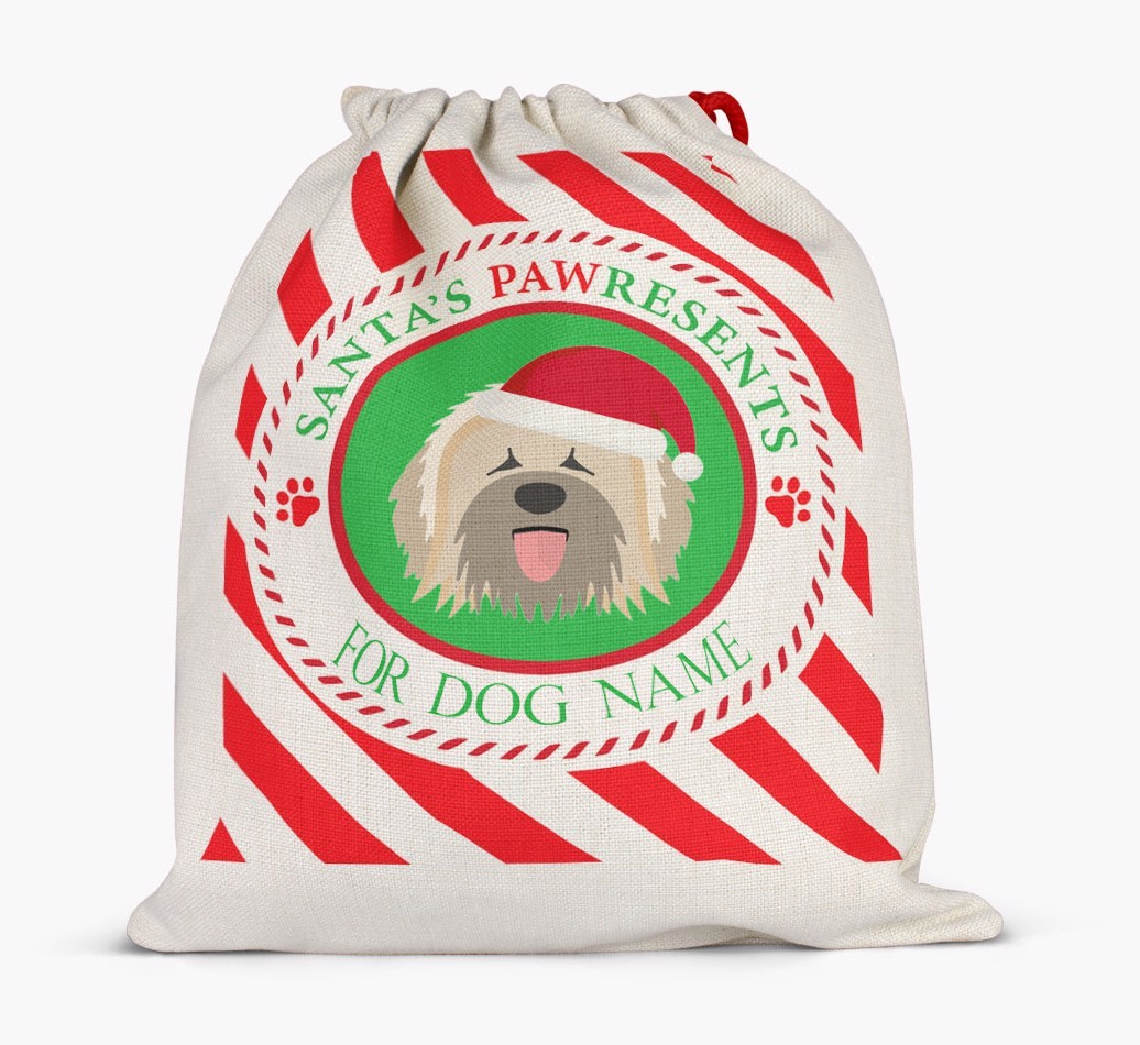Santa Sack 'Pawresents' - Personalized for Your {breedFullName}