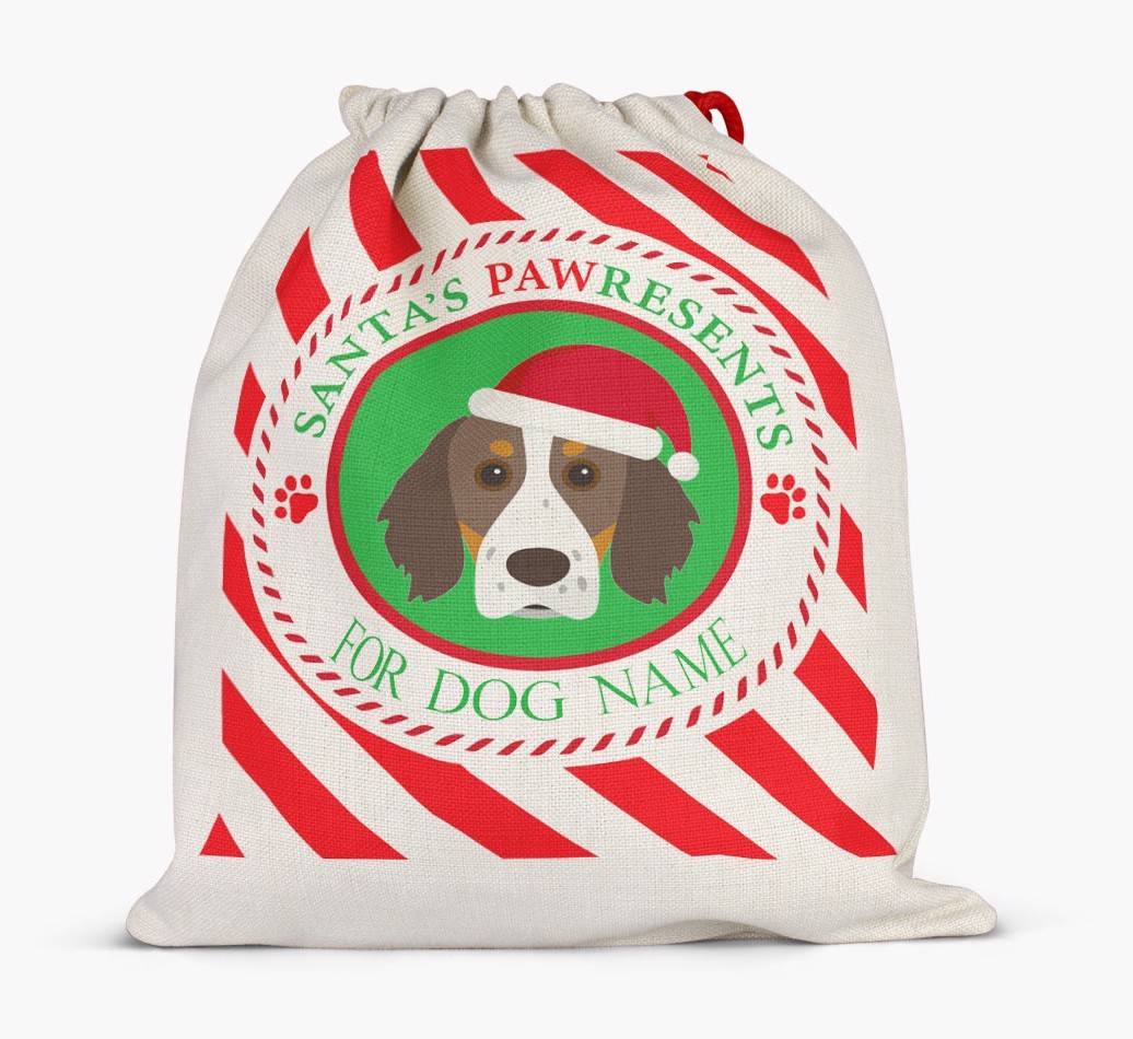 Santa Sack 'Pawresents' - Personalised for Your {breedFullName}