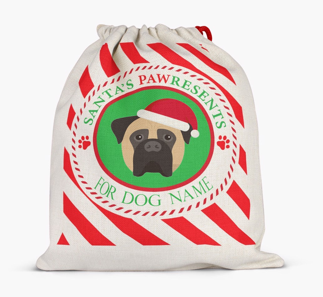 Santa Sack 'Pawresents' - Personalised for Your {breedFullName}