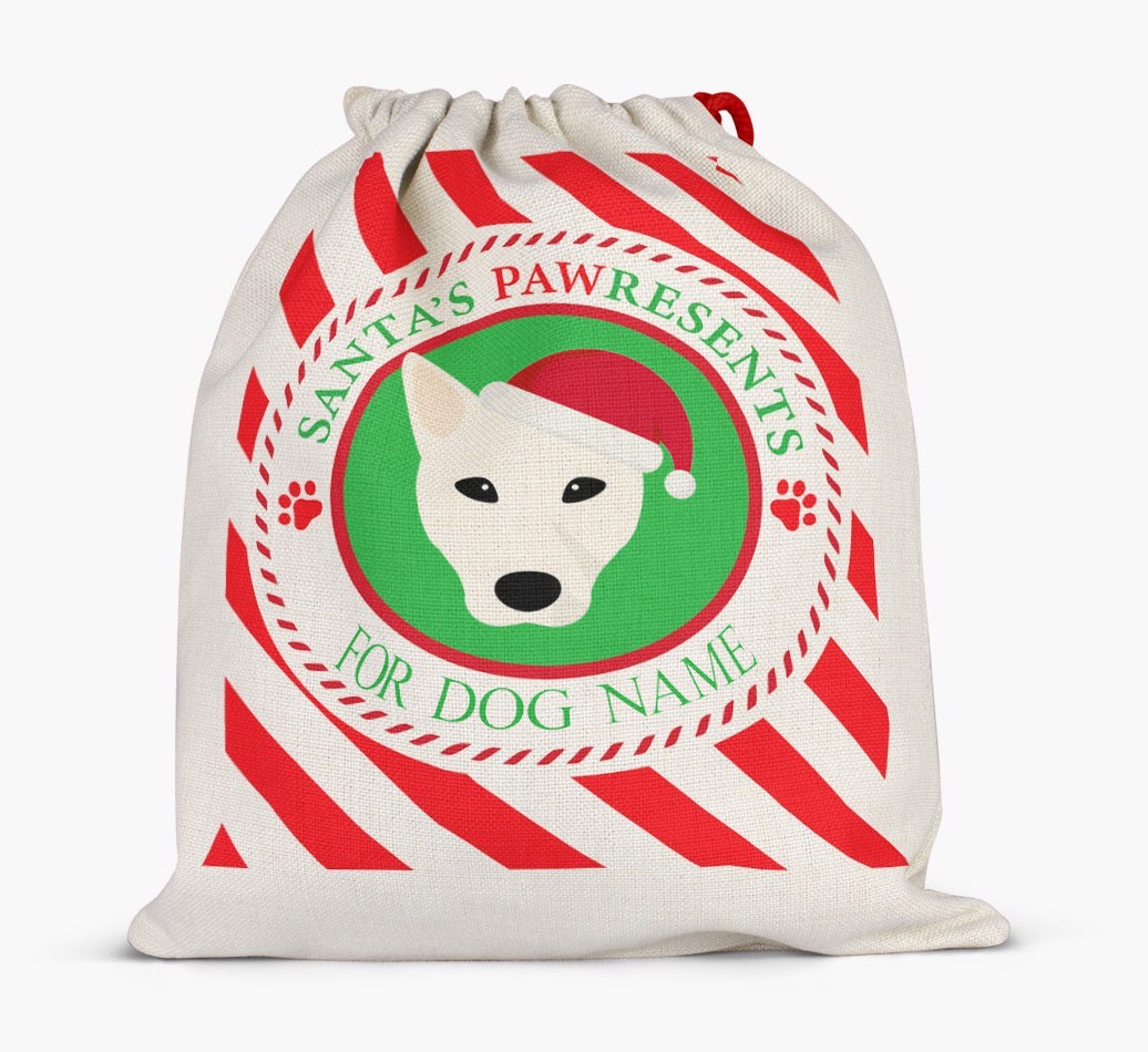 Santa Sack 'Pawresents' - Personalized for Your {breedFullName}