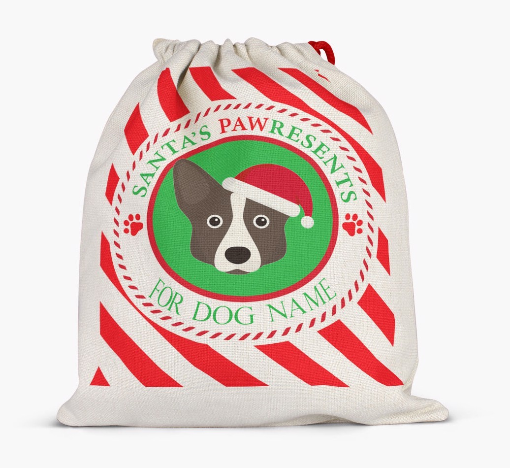 Santa Sack 'Pawresents' - Personalised for Your {breedFullName}