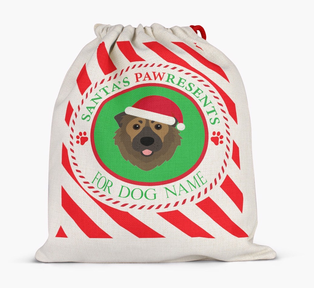 Santa Sack 'Pawresents' - Personalised for Your {breedFullName}