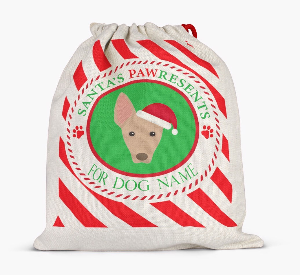 Santa Sack 'Pawresents' - Personalized for Your {breedFullName}