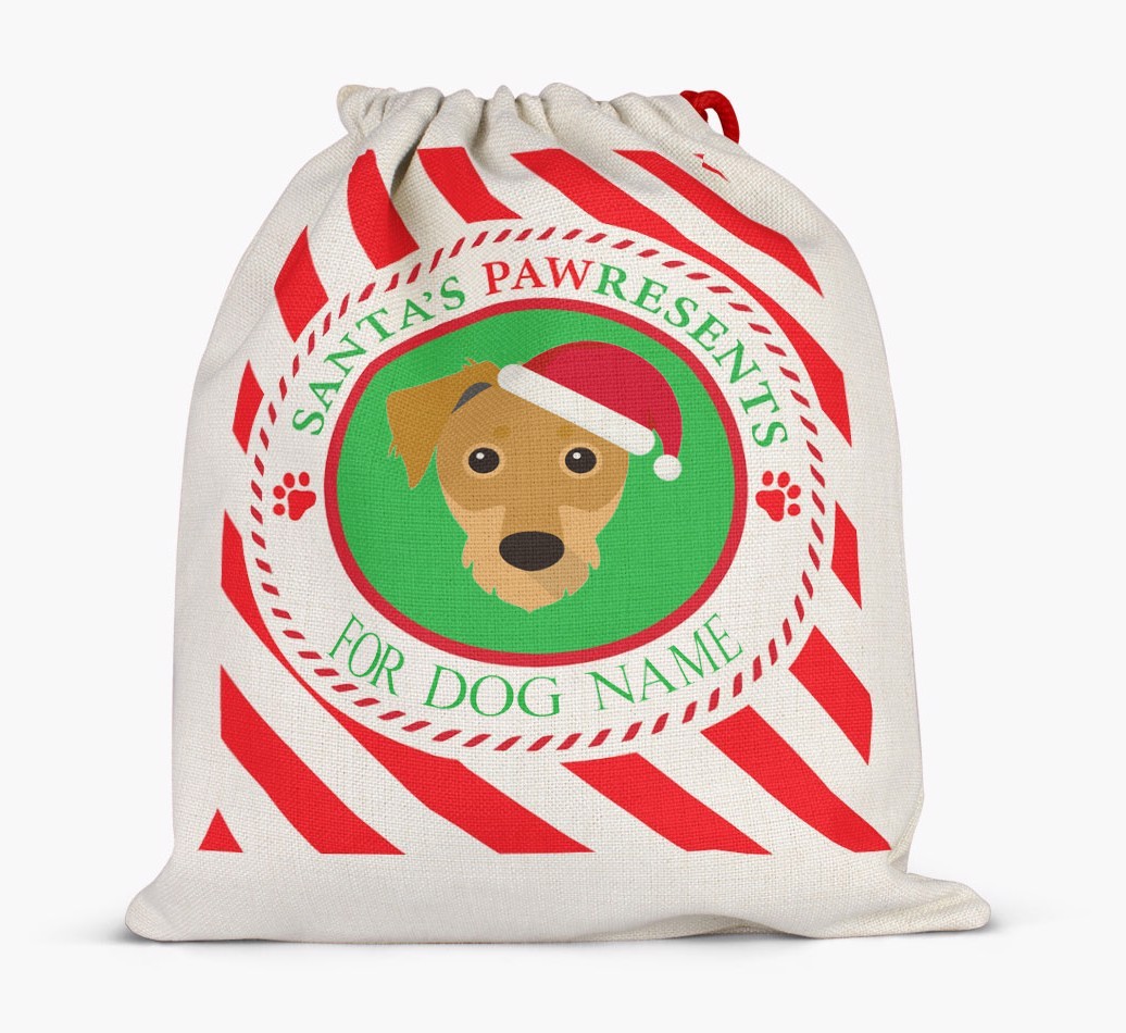 Santa Sack 'Pawresents' - Personalised for Your {breedFullName}