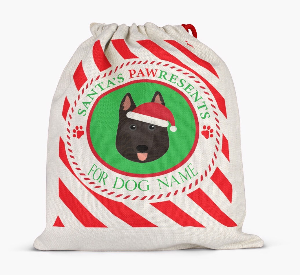 Santa Sack 'Pawresents' - Personalized for Your {breedFullName}