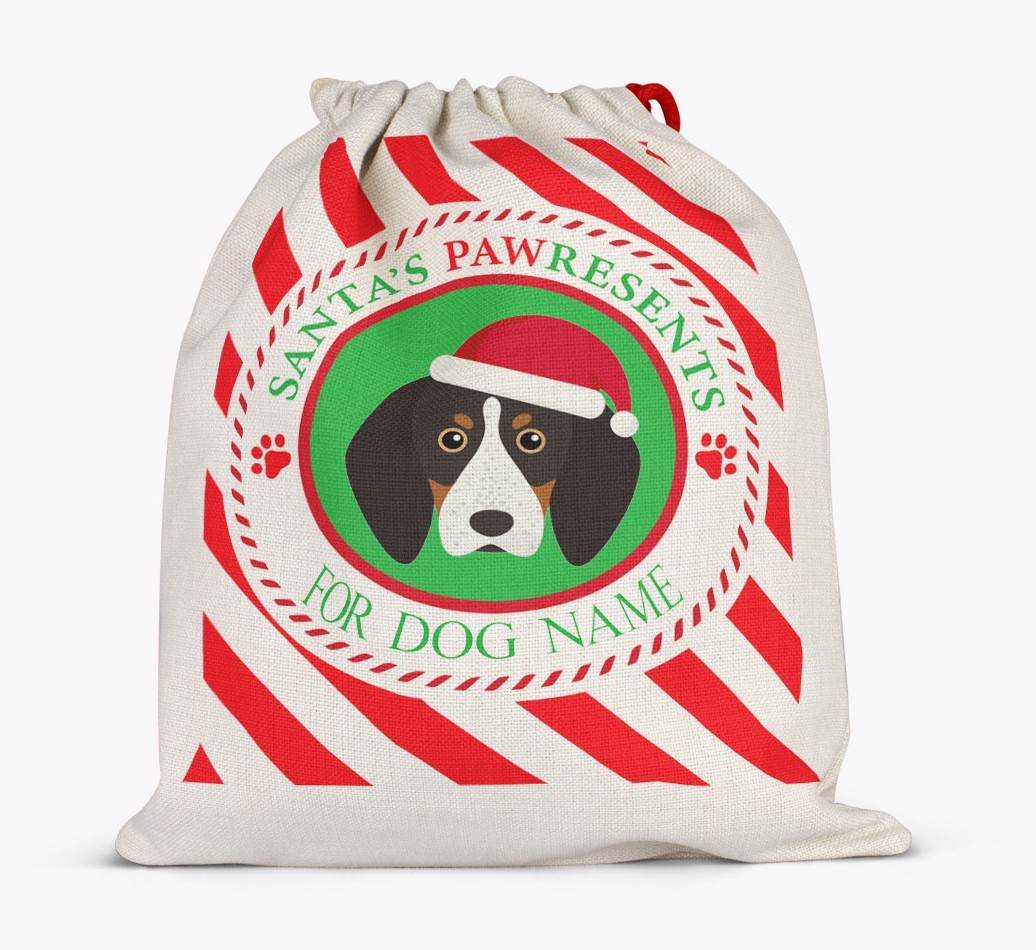 Santa Sack 'Pawresents' - Personalised for Your {breedFullName}