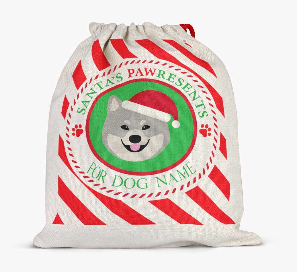 Santa Sack 'Pawresents' - Personalised for Your {breedFullName}