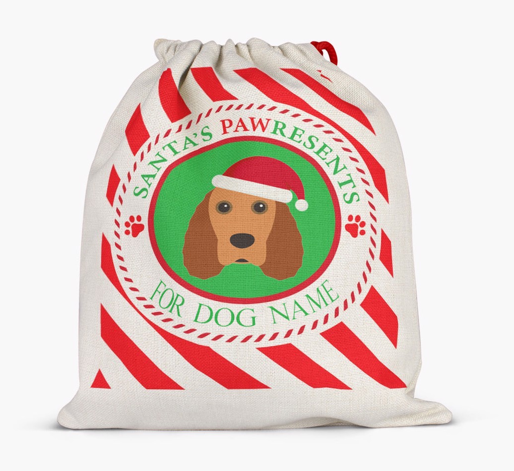 Santa Sack 'Pawresents' - Personalized for Your {breedFullName}
