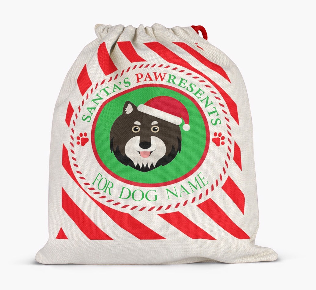 Santa Sack 'Pawresents' - Personalized for Your {breedFullName}