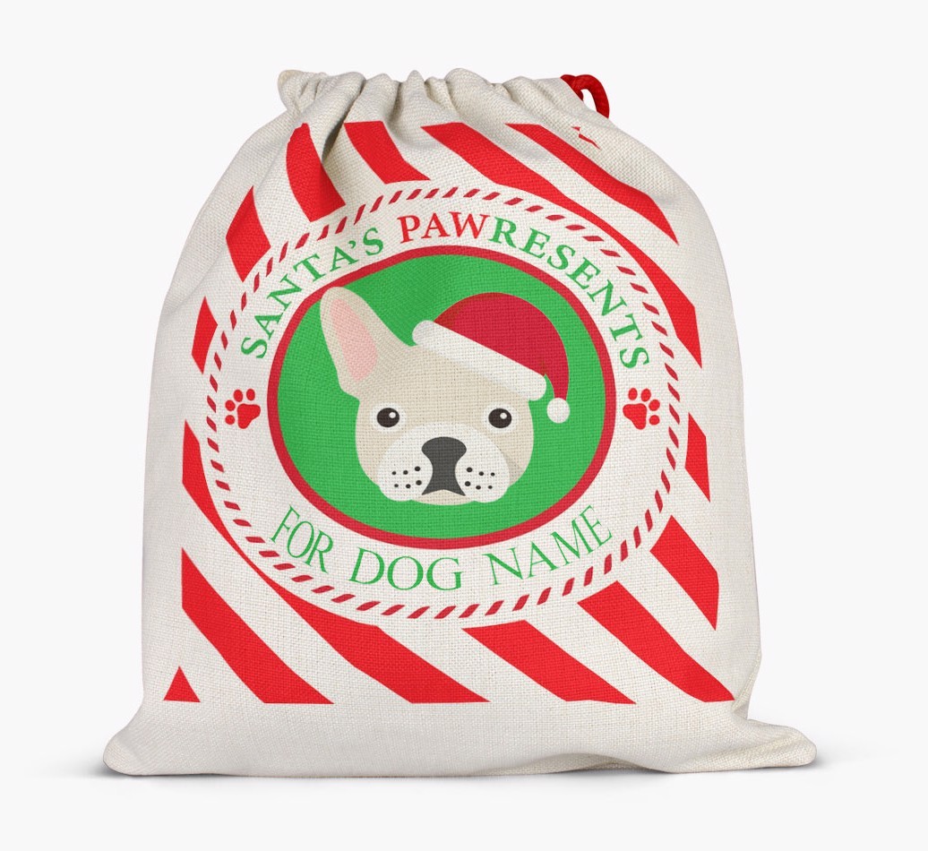 Santa Sack 'Pawresents' - Personalized for Your {breedFullName}