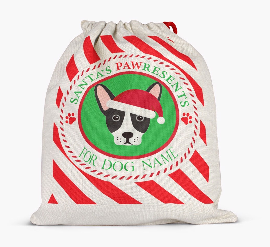 Santa Sack 'Pawresents' - Personalized for Your {breedFullName}