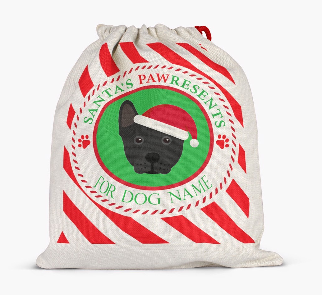Santa Sack 'Pawresents' - Personalized for Your {breedFullName}