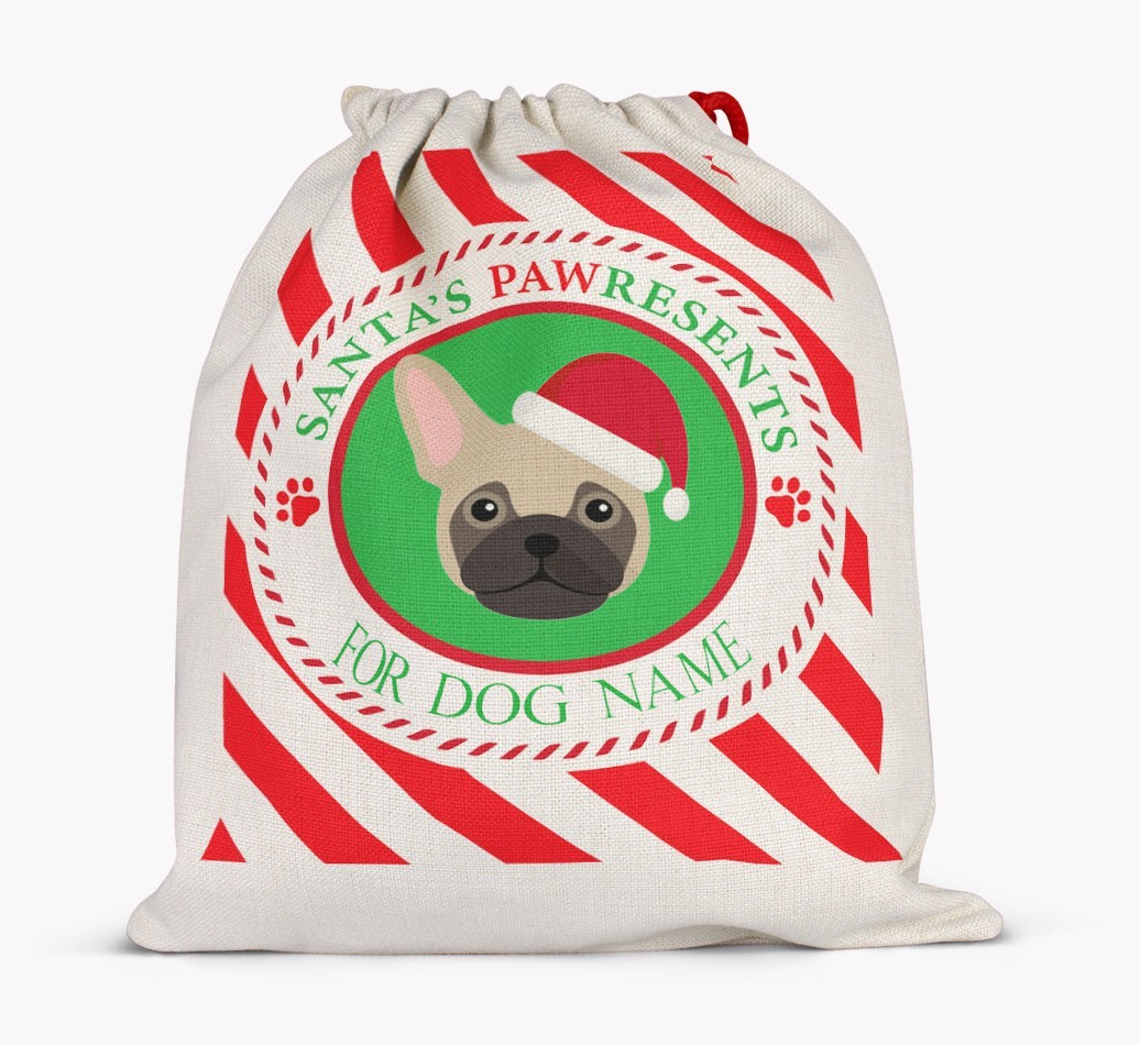 Santa Sack 'Pawresents' - Personalised for Your {breedFullName}