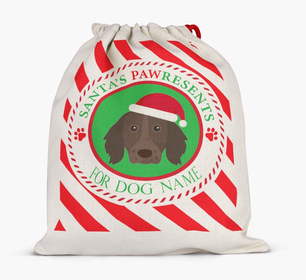 Santa Sack 'Pawresents' - Personalized for Your {breedFullName}