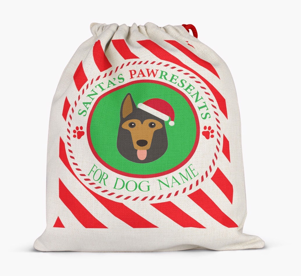 Santa Sack 'Pawresents' - Personalised for Your {breedFullName}