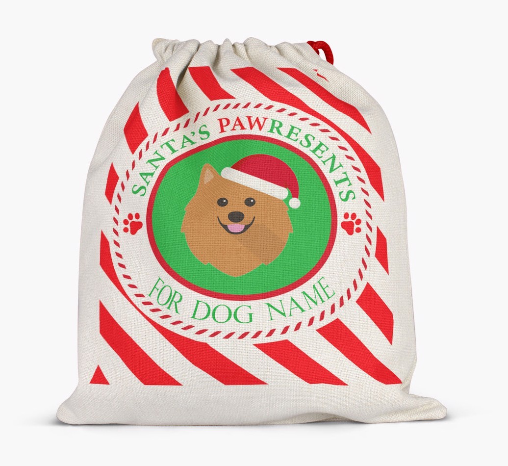 Santa Sack 'Pawresents' - Personalised for Your {breedFullName}