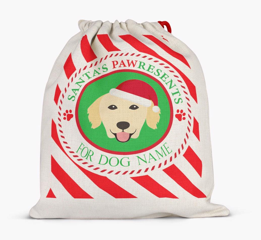 Santa Sack 'Pawresents' - Personalized for Your {breedFullName}