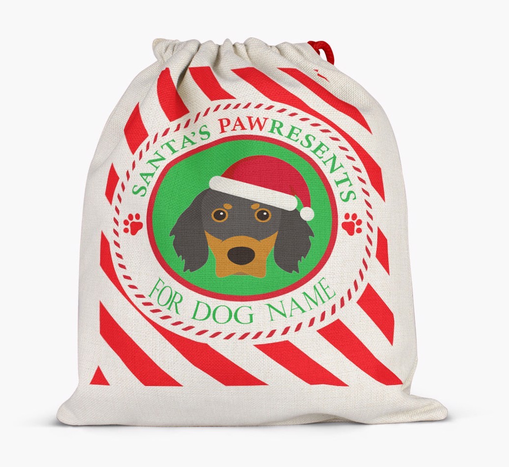 Santa Sack 'Pawresents' - Personalized for Your {breedFullName}