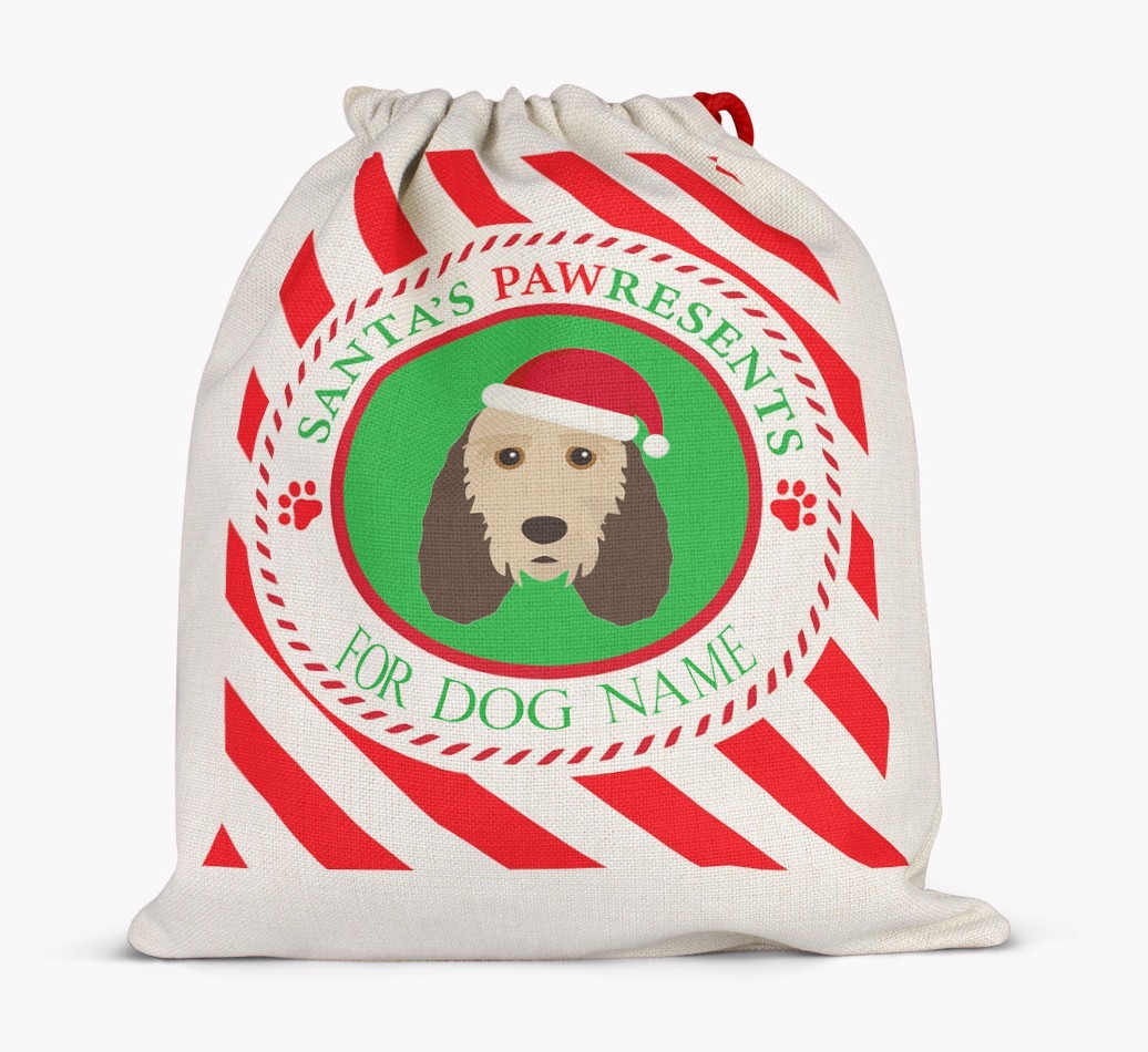 Santa Sack 'Pawresents' - Personalised for Your {breedFullName}