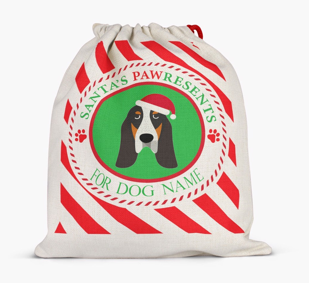 Santa Sack 'Pawresents' - Personalized for Your {breedFullName}