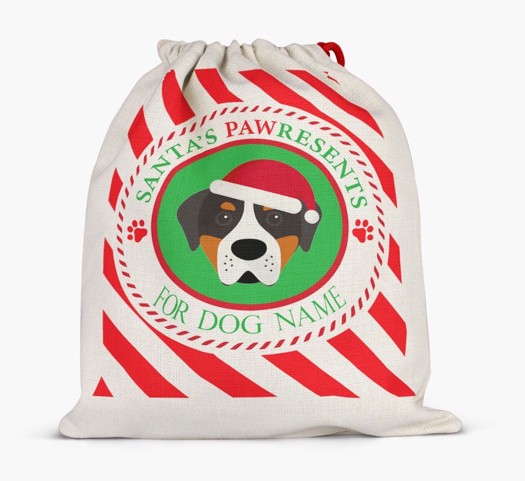 Santa Sack 'Pawresents' - Personalized for Your {breedFullName}