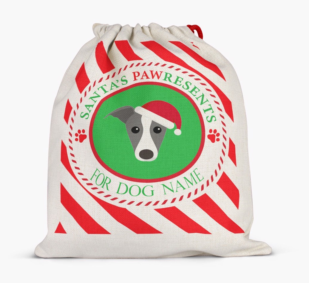 Santa Sack 'Pawresents' - Personalized for Your {breedFullName}